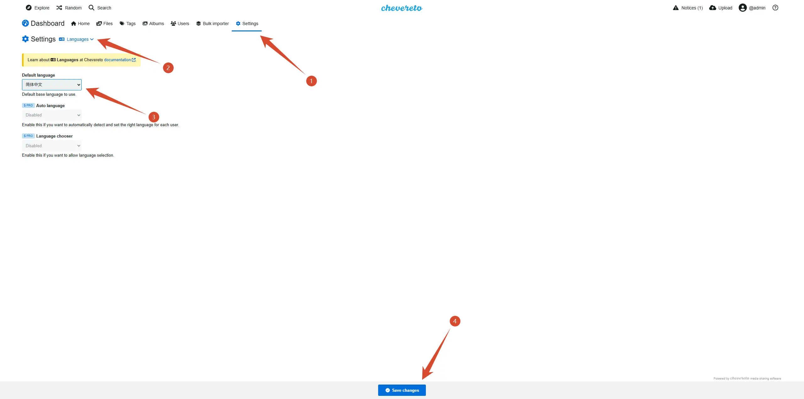 chevereto r2 astro guide 2